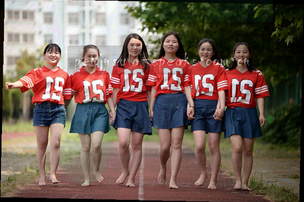 看台上的旗帜和围巾组成花色区块不显示具体人物